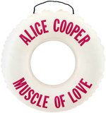 ALICE COOPER "MUSCLE OF LOVE" PROMOTIONAL INFLATABLE LIFE PRESERVER.