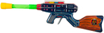 "COMET MACHINE GUN" BOXED FRICTION SPARKING SPACE RIFLE.