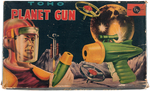 TOHO "PLANET GUN" BOXED SAUCER-LAUNCHING SPACE PISTOL.