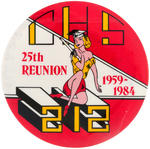 PHILADELPHIA SCHOOL BUTTONS: LITTLE AUDREY AND BUGS BUNNY FROM GRATZ PLUS CENTRAL REUNION.