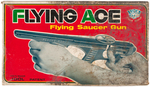 "FLYING ACE FLYING SAUCER GUN" NEAR FULL STORE DISPLAY BOX.