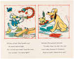 WALT DISNEY STUDIO CHRISTMAS CARD FOR 1935 WITH ENVELOPE.