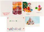 WALT DISNEY STUDIO CHRISTMAS CARDS FOR 1970-1989.