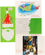 WALT DISNEY STUDIO CHRISTMAS CARDS FOR 1970-1989.