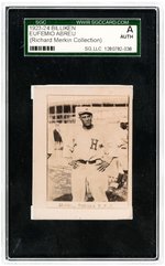 1923-24 BILLIKEN EUFEMIO ABREU SGC A AUTHENTIC (RICHARD MERKIN COLLECTION).