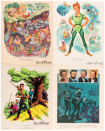 WALT DISNEY STUDIO 1950s FAN CARD LOT.