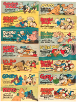 WALT DISNEY WHEATIES PREMIUM COMIC BOOK SET.