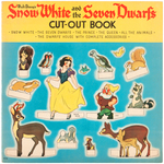 "WALT DISNEY'S SNOW WHITE AND THE SEVEN DWARFS CUT-OUT BOOK" (VARIETY).