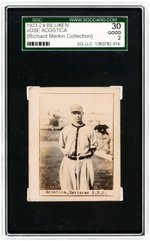 1923-24 BILLIKEN JOSE ACOSTICA SGC 30 GOOD 2 (RICHARD MERKIN COLLECTION).