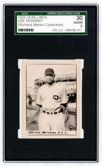 1923-24 BILLIKEN JOE DEBERRY SGC 30 GOOD 2 (RICHARD MERKIN COLLECTION).