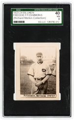 1923-24 BILLIKEN FREDDIE FITZSIMMONS SGC 40 VG 3.