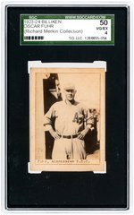 1923-24 BILLIKEN OSCAR FUHR SGC 50 VG/EX 4 (RICHARD MERKIN COLLECTION).