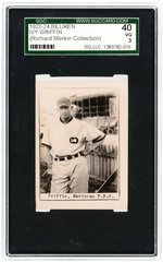 1923-24 BILLIKEN IVY GRIFFIN SGC 40 VG 3.