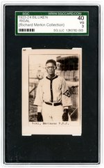 1923-24 BILLIKEN RIGAL SGC 40 VG 3 (RICHARD MERKIN COLLECTION).