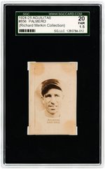 1924-25 AGUILITAS #856 EMILIO PALMERO SGC 20 FAIR 1.5 (RICHARD MERKIN COLLECTION).