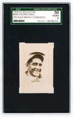 1924-25 AGUILITAS #860 PEDRO DIBUT SGC 50 VG/EX 4 (RICHARD MERKIN COLLECTION).