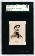 1926-27 AGUILITAS #796 R. QUINTANA SGC 80 EX/NM 6 (RICHARD MERKIN COLLECTION).