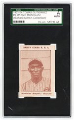 1923-24 TOMAS GUTIERREZ #9 MAYARI MONTALVO SGC A AUTHENTIC (RICHARD MERKIN COLLECTION).