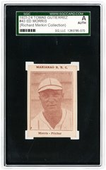 1923-24 TOMAS GUTIERREZ #43 ED MORRIS SGC A AUTHENTIC (RICHARD MERKIN COLLECTION).