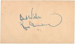 HANK GREENBERG HOF SIGNED 1947 POSTCARD.