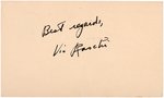 VIC RASCHI SIGNED 1948 POSTCARD.