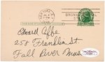 VIC RASCHI SIGNED 1948 POSTCARD.