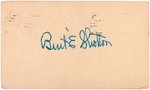 BURT SHOTTON SIGNED 1950 POSTCARD.