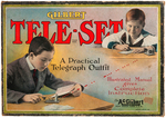 "GILBERT TELE-SET" BOXED TELEGRAPH SET.