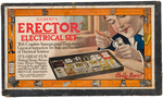 GILBERT "ERECTOR ELECTRICAL SET" BOXED 1917 SET.