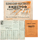 GILBERT "ERECTOR ELECTRICAL SET" BOXED 1917 SET.