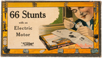 GILBERT "66 STUNTS WITH AN ELECTRIC MOTOR" BOXED 1922 SET.