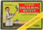 "GILBERT SOLDERING OUTFIT" BOXED SET.