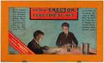 GILBERT "THE NEW ERECTOR ELECTRICAL SET" BOXED 1932 SET.