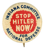 “STOP HITLER NOW!” SCARCE LITHO, PROBABLY PRE-PEARL HARBOR FROM THE HAKE COLLECTION.