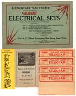 "GILBERT ELECTRICAL SET" BOXED 1921 SET.