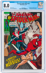 "AMAZING SPIDER-MAN" #101 OCTOBER 1971 CGC 8.0 VF (FIRST MORBIUS).