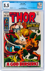 "THOR" #165 & #166 CGC PAIR (FIRST HIM/WARLOCK).