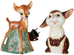 BAMBI & THUMPER GOEBEL NIGHT LIGHTS/INCENSE BURNER PAIR.