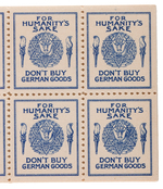 JEWISH WAR VETS C. 1933 "DON'T BUY GERMAN GOODS" FUND RAISER BOOKLET.