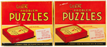 GILBERT PUZZLES BOXED TRIO.