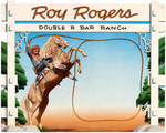 "ROY ROGERS DOUBLE R BAR RANCH" RETAILER DISPLAY STANDEE.