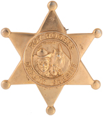 ROY ROGERS CARDED POST CEREALS PREMIUM BADGE & QUAKER "ROY ROGERS DEPUTY SHERIFF" BADGE.