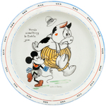 RARE & EXCEPTIONAL MICKEY MOUSE PARAGON CHINA "BABY'S PLATE."