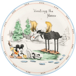 MICKEY MOUSE EXCEPTIONAL "THE MOOSE HUNT" PARAGON CHINA SAUCER.