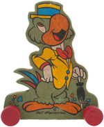 THE THREE CABALLEROS - JOE CARIOCA PULL TOY.