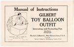 GILBERT "TOY BALLOON OUTFIT" BOXED SET.