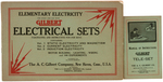 "GILBERT ELECTRICAL SET" BOXED 1916 SET.