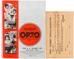 "GILBERT OPTO KIT" BOXED 1930 SET.