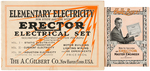 "GILBERT ERECTOR ELECTRICAL SET" BOXED 1915 SET.