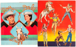 ROY ROGERS PAPER DOLL BOOK PAIR.